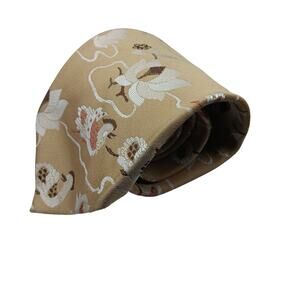 VTG 60s 70s‎ Santavelli by Wembley Floral Embroidered Wide Tie